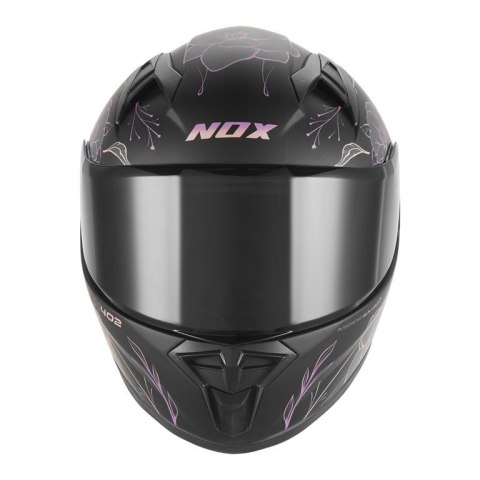 NOX KASK INTEGRALNY (FULL FACE) N731 SPRING KID / JUNIOR (DZIECIĘCY) KOLOR CZARNY MAT/RÓŻOWY ROZMIAR S