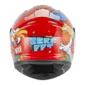 NOX KASK INTEGRALNY (FULL FACE) N731 SCRAPPY KID / JUNIOR (DZIECIĘCY) KOLOR CZERWONY/NIEBIESKI/BIAŁY ROZMIAR S