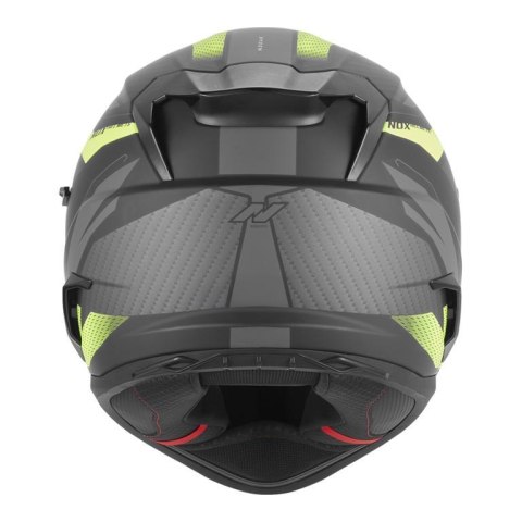 NOX KASK INTEGRALNY (FULL FACE) Z BLENDĄ N304S REVO KOLOR ŻÓŁTY FLUO MAT/CZARNY ROZMIAR M