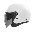 NOX KASK OTWARTY JET Z BLENDĄ N182 SOLID KOLOR BIAŁY POŁYSK ROZMIAR XXL