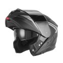 NOX KASK SZCZĘKOWY (FLIP-UP) Z BLENDĄ N968 SHIFT KOLOR CZARNY/SREBRNY MAT ROZMIAR XL