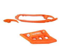 ACERBIS ŚLIZG + PROWADNICA ŁAŃCUCHA KOMPLET KTM SX 85 25-26 , HUSQVARNA TC 85 25-26, GAS GAS MC 85 25-'26 KOLOR POMARAŃCZOWY