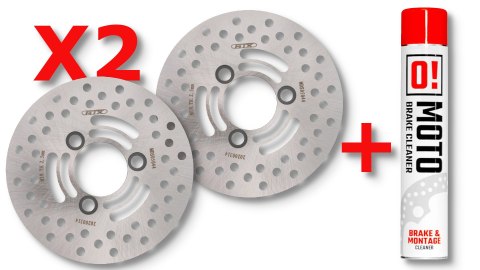 MTX PARTS ZESTAW 2 X TARCZA HAMULCOWA PRZÓD SUZUKI LT-Z 400 '03-'19, LT-Z 250 '04-'12, KAWASAKI KSF 400 '03-'05, ARCTIC CAT DVX 