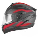 NOX KASK INTEGRALNY (FULL FACE) Z BLENDĄ N304S REVO KOLOR CZERWONY MAT/CZARNY ROZMIAR XXL