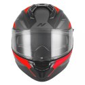 NOX KASK INTEGRALNY (FULL FACE) Z BLENDĄ N304S REVO KOLOR CZERWONY MAT/CZARNY ROZMIAR XXL