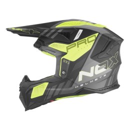 NOX KASK OFF ROAD /CROSS N634 STORM KOLOR CZARNY MAT/ZÓŁTY FLUO ROZMIAR XXL