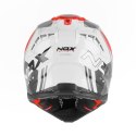 NOX KASK OFF ROAD / CROSS N634 STORM KOLOR CZERWONY/BIAŁY ROZMIAR XL