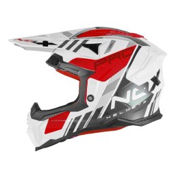 NOX KASK OFF ROAD / CROSS N634 STORM KOLOR CZERWONY/BIAŁY ROZMIAR S