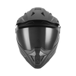 NOX KASK OFFROAD / TRAIL DUOSPORT (DUAL) N350 SOLID Z SZYBKĄ I BLENDĄ KOLOR CZARNY MAT ROZMIAR XL