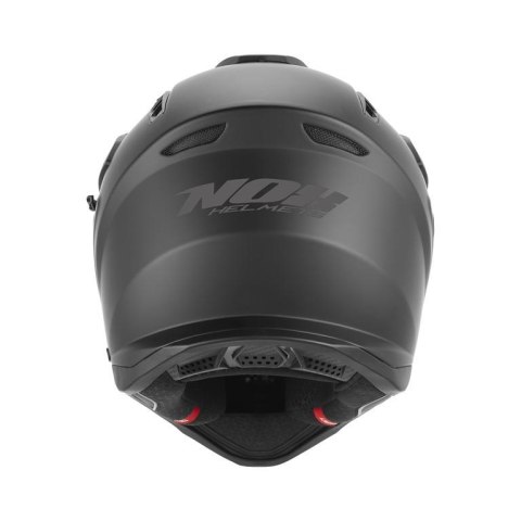 NOX KASK OFFROAD / TRAIL DUOSPORT (DUAL) N350 SOLID Z SZYBKĄ I BLENDĄ KOLOR CZARNY MAT ROZMIAR M