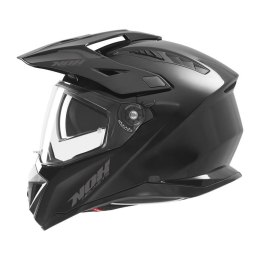NOX KASK OFFROAD / TRAIL DUOSPORT (DUAL) N350 SOLID Z SZYBKĄ I BLENDĄ KOLOR CZARNY POŁYSK ROZMIAR L