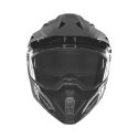 NOX KASK OFFROAD / TRAIL DUOSPORT (DUAL) N350 SOLID Z SZYBKĄ I BLENDĄ KOLOR CZARNY POŁYSK ROZMIAR L