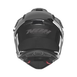 NOX KASK OFFROAD / TRAIL DUOSPORT (DUAL) N350 SOLID Z SZYBKĄ I BLENDĄ KOLOR CZARNY POŁYSK ROZMIAR XXL