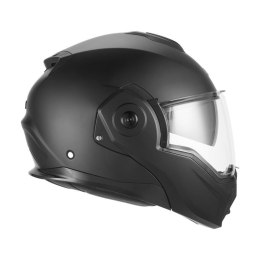 NOX PREMIUM KASK SZCZĘKOWY FLIP-BACK (SZCZĘKA DO TYŁU) Z BLENDĄ SPINNER KOLOR CZARNY MAT ROZMIAR XL