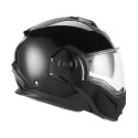 NOX PREMIUM KASK SZCZĘKOWY FLIP-BACK (SZCZĘKA DO TYŁU) Z BLENDĄ SPINNER KOLOR CZARNY ROZMIAR S