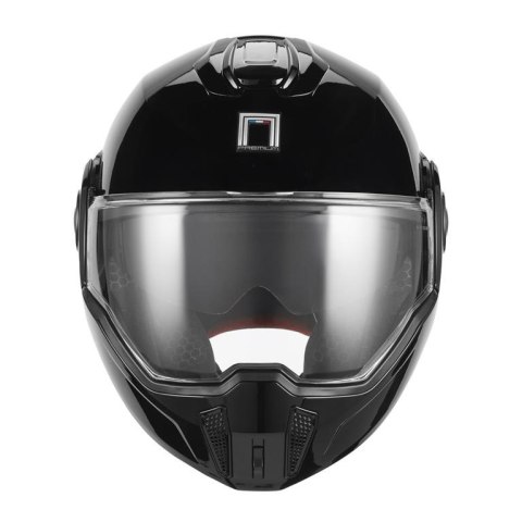 NOX PREMIUM KASK SZCZĘKOWY FLIP-BACK (SZCZĘKA DO TYŁU) Z BLENDĄ SPINNER KOLOR CZARNY ROZMIAR S