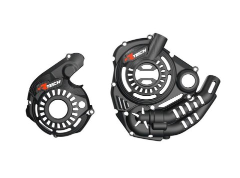RACETECH (RTECH) 2025/12 OSŁONA POKRYWY SPRZĘGŁA I ALTERNATORA YAMAHA T7 TENERE 700 '25, KOLOR CZARNY