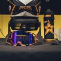 100 PROCENT GOGLE ARMATIC SALCEDO - PURPLE MIRROR LENS - KOLOR BRĄZOWY/CZARNY - SZYBKA FIOLETOWE LUSTRO