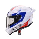 CABERG KASK INTEGRALNY ROXTER COLT KOLOR BIAŁY/CZERWONY/NIEBIESKI ROZMIAR M