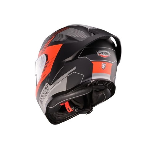 CABERG KASK INTEGRALNY ROXTER COLT KOLOR CZARNY MAT/CZERWONY FLUO/CZARNY ROZMIAR S