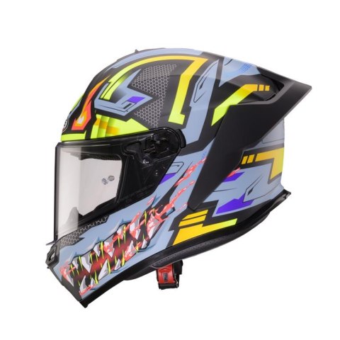 CABERG KASK INTEGRALNY ROXTER HUNTER KOLOR CZARNY MAT/SZARY/ŻÓŁTY FLUO ROZMIAR XXL
