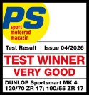 DUNLOP OPONA 190/50ZR17 (73W) TL SPORTSMART MK4 TYŁ DOT 38-40/2024