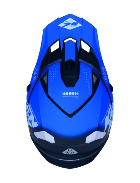 KENNY RACING CZĘŚCI ZAMIENNE DASZEK DO KASKU TRACK GRAPHIC FOCUS BLUE