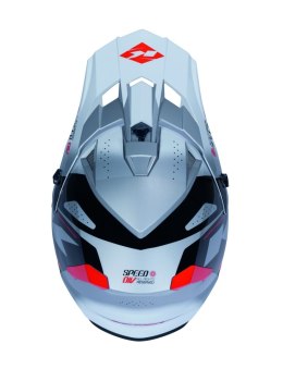 KENNY RACING CZĘŚCI ZAMIENNE DASZEK DO KASKU TRACK GRAPHIC SPEED BLACK RED