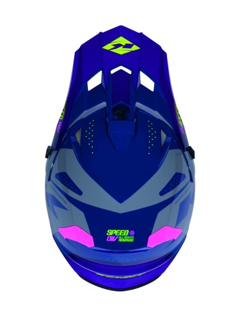 KENNY RACING CZĘŚCI ZAMIENNE DASZEK DO KASKU TRACK KID/JUNIOR/DZIECIĘCY TRACK GRAPHIC SPEED PURPLE PINK