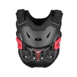 LEATT OSŁONA KLATKI PIERSIOWEJ (BUZER) CHEST PROTECTOR 2.5 KIDS BLACK KOLOR CZARNY/CZERWONY (4-7 LAT, 110-134 CM)