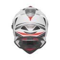 NOX PROMOCJA KASK OFFROAD / TRAIL DUOSPORT (DUAL) N312 TRACK Z SZYBKĄ I BLENDĄ KOLOR CZERWONY/BIAŁY ROZMIAR S