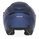 NOX KASK OTWARTY JET Z BLENDĄ N130 SOLID KOLOR NIEBIESKI MAT ROZMIAR S