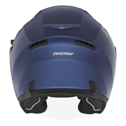 NOX KASK OTWARTY JET Z BLENDĄ N130 SOLID KOLOR NIEBIESKI MAT ROZMIAR S