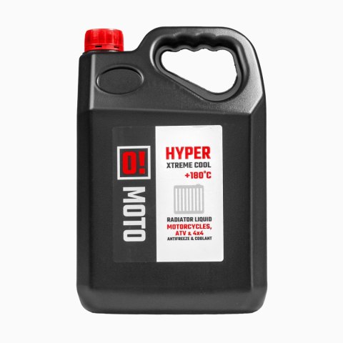 OMOTO PŁYN BEZWODNY DO CHŁODNIC +180°C WATERLESS COOLANT HYPER XTREME COOL 5L 4X4, OFF ROAD, ATV, MOTORCYLES (O!MOTO)