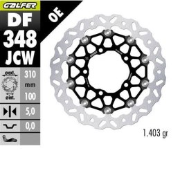 GALFER TARCZA HAMULCOWA PRZÓD SUZUKI GSX-R 600 '06-'07; GSX-R 750 '06-'07; GSX-R 1000 '05-'08; M 109R BOULEVARD; VZR 1800 INTRUD