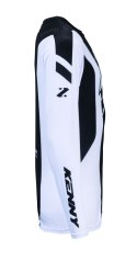 KENNY RACING KOSZULKA CROSS/ENDURO TRACK ZOOM BLACK WHITE KOLOR CZARNY/BIAŁY SZARY ROZMIAR XL