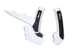 RACETECH (RTECH) 2025/12 OSŁONY RAMY (KOMPLET) BI-MATERIAL SUPER GRIP GAS GAS MC 125 / 250 '24, MCF / ECF / EXF 250 / 350 / 450 