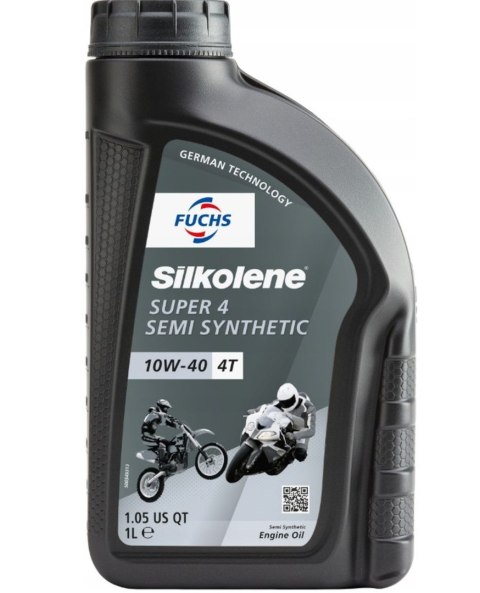 SILKOLENE FUCHS OLEJ SILNIKOWY PÓŁSYNTETYCZNY SUPER 4 10W40 4T 1L