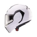 CABERG KASK SZCZĘKOWY FLIP-BACK (SZCZĘKA DO TYŁU) MODEL TRIP SOLID KOLOR BIAŁY POŁYSK ROZMIAR M (PINLOCK W ZESTAWIE)