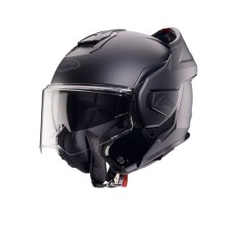 CABERG KASK SZCZĘKOWY FLIP-BACK (SZCZĘKA DO TYŁU) MODEL TRIP SOLID KOLOR CZARNY MAT ROZMIAR XXL (PINLOCK W ZESTAWIE)