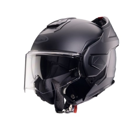 CABERG KASK SZCZĘKOWY FLIP-BACK (SZCZĘKA DO TYŁU) MODEL TRIP SOLID KOLOR CZARNY MAT ROZMIAR XXL (PINLOCK W ZESTAWIE)