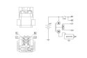 DZE PRZEKAŹNIK ROZRUSZNIKA YAMAHA WR 250R '08-'20; XTZ 660 TENERE '11-'15; FJR 1300 '08-'24 (12V/150A)