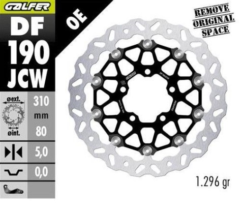 GALFER TARCZA HAMULCOWA PRZÓD KAWASAKI Z 800 '13-; ZX-6R (636) '13-; ZX 10R NINJA '08-; VERSYS 1000 '15-; GTR 1400 '07-; ZZR 140