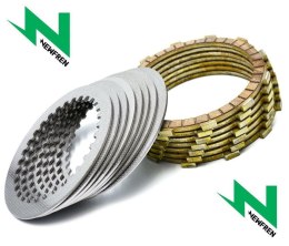 NEWFREN TARCZE SPRZĘGŁOWE Z PRZEKŁADKAMI KAWASAKI KX 250 '87-'91; KX 500 '87-'04 (EBS4475)