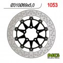 NG TARCZA HAMULCOWA PRZÓD SUZUKI DL650 '04-'07, SV650 '03-'08, DL1000 '02-'11, SV1000 '03-'07 (310x69x5) (5X10,5MM) ( CZARNY ŚRO