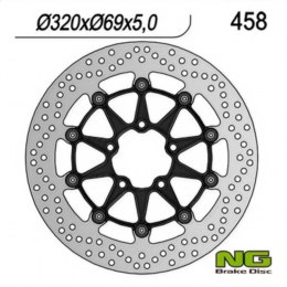NG TARCZA HAMULCOWA PRZÓD SUZUKI GSXR600/750 '97-'03, GSXR1000 '00-'04, TL1000, GSXR1300 HAYABUSA '99-07 (320x69x5) PŁYWAJĄCA CZ