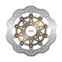 NG TARCZA HAMULCOWA PRZÓD SUZUKI GSF600 '95-04, GSXF600/750 '89-03 (290X64X4,5MM) (5X10,5MM) WAVE PŁYWAJĄCA (ZŁOTY ŚRODEK)