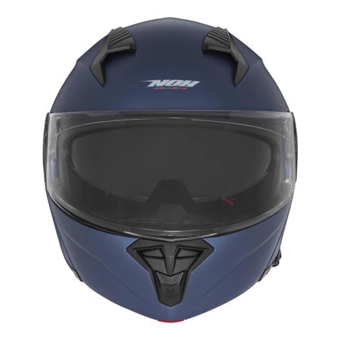NOX KASK SZCZĘKOWY (FLIP-UP) Z BLENDĄ N967 SOLID KOLOR NIEBIESKI MAT ROZMIAR M (PINLOCK DO TEGO MODELU - FILMPINLOCK30DKS166)