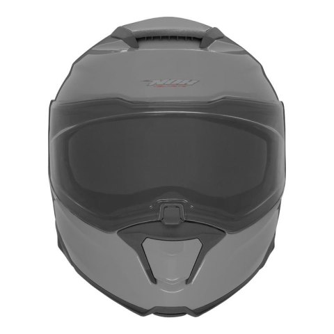 NOX KASK SZCZĘKOWY (FLIP-UP) Z BLENDĄ N967 SOLID KOLOR SZARY POŁYSK ROZMIAR S (PINLOCK DO TEGO MODELU - FILMPINLOCK30DKS166)