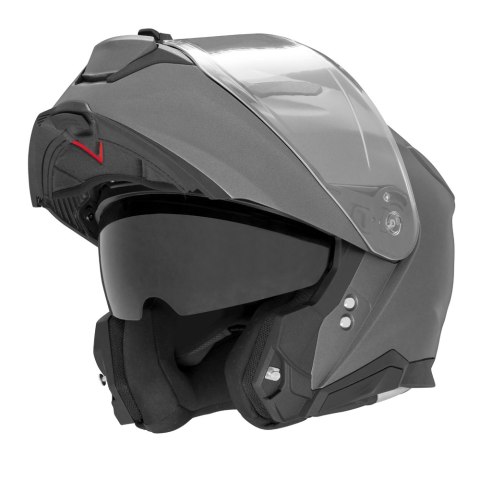 NOX KASK SZCZĘKOWY (FLIP-UP) Z BLENDĄ N967 SOLID KOLOR TYTANOWY MAT ROZMIAR XXL (PINLOCK DO TEGO MODELU - FILMPINLOCK30DKS166)